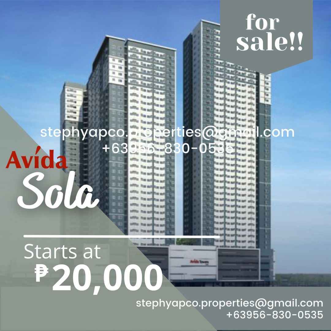 QC Vertis North Studio Condo For Sale - Avida Towers Sola Tower 2, Along  EDSA, Quezon City, Brgy, Vertis North, Metro Manila, Property, For Sale,  Apartments & Condos on Carousell