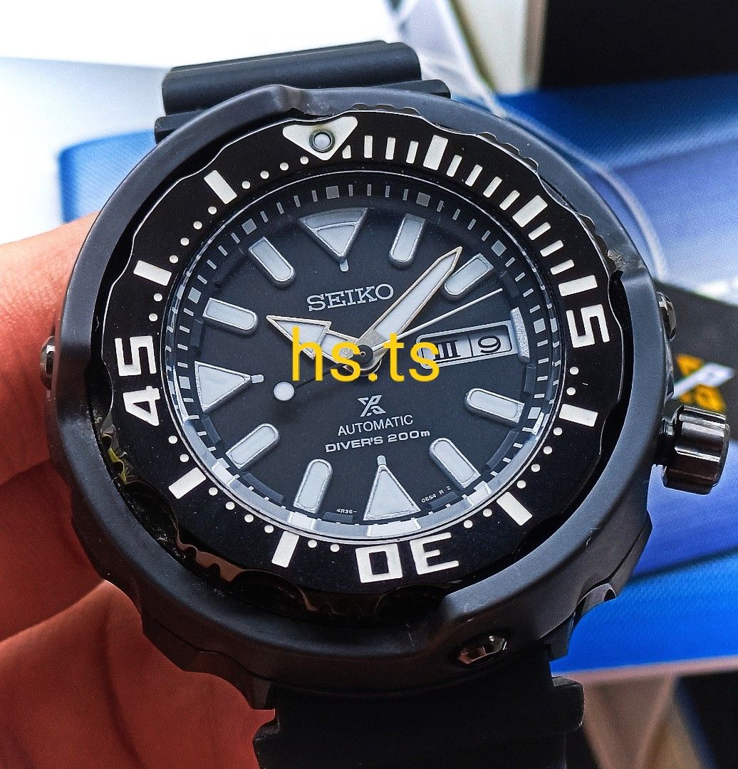 🔥Rare! Seiko Darth Tuna Blackout Automatic Prospex Divers Watch SRPA81K1  (Discontinued), Men's Fashion, Watches & Accessories, Watches on Carousell