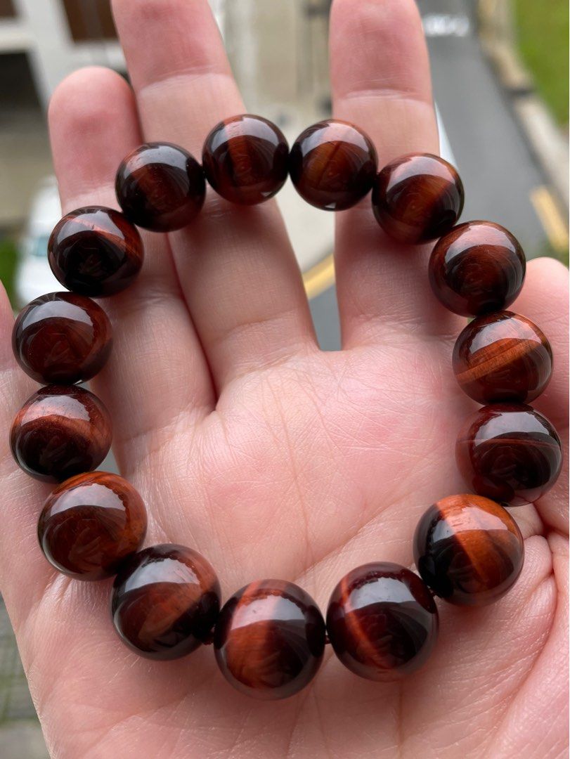 Red tiger hotsell eye bead bracelet