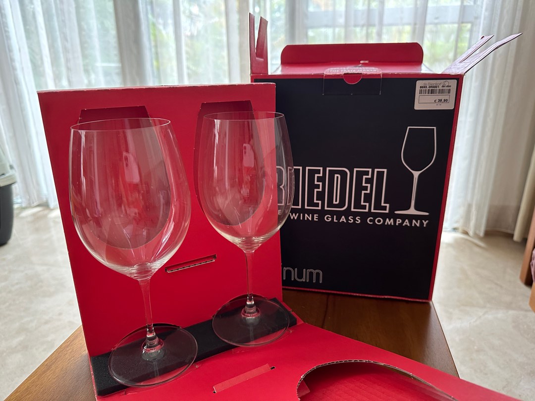 Riedel Wine Glasses, Furniture & Home Living, Kitchenware & Tableware