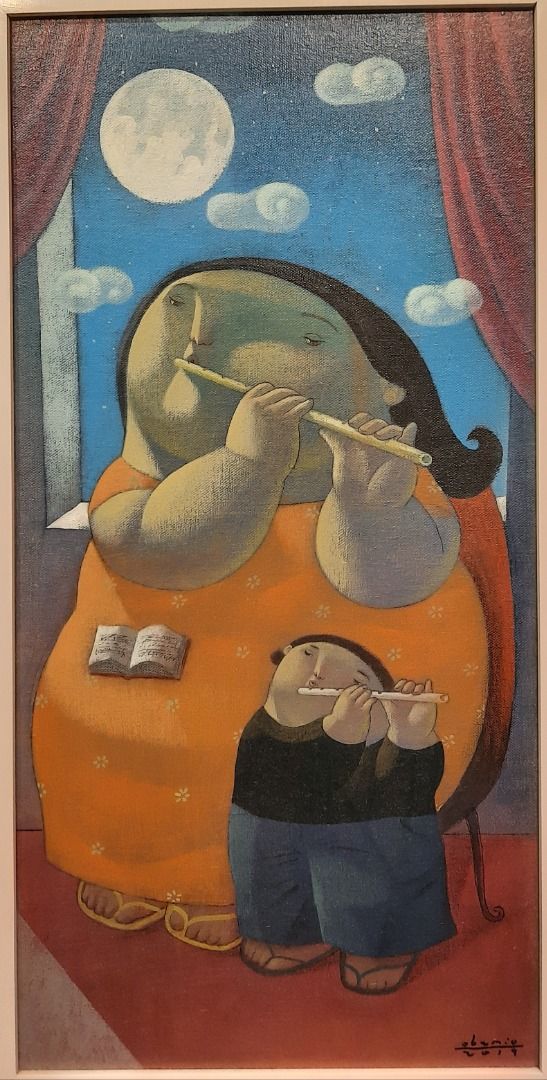 Roel Obemio Painting (Category: Art & Prints) located in Manila. Submitted by lyn.r (Listing ID 1040315993, Image 1). Description: Obemio painting Framed.