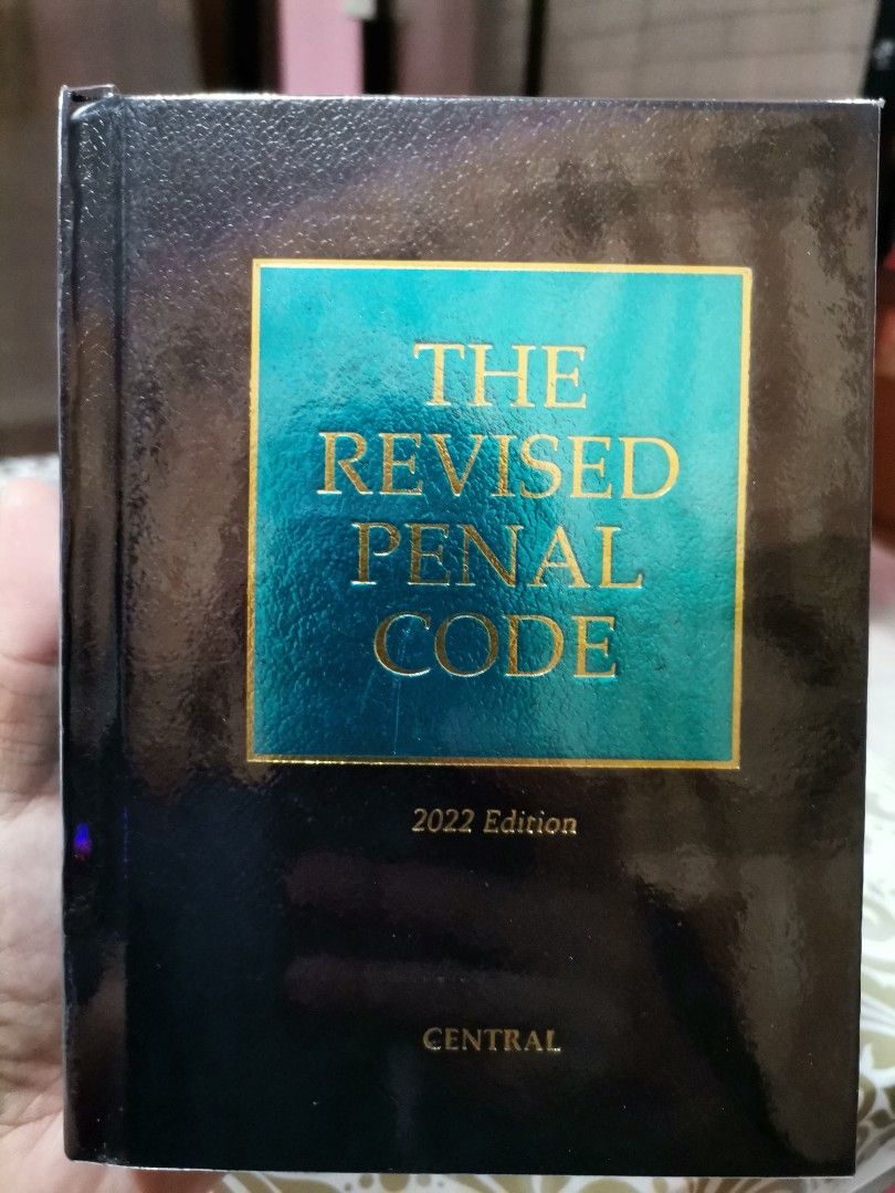 Rpc revised penal code codal 2022 central on carousell