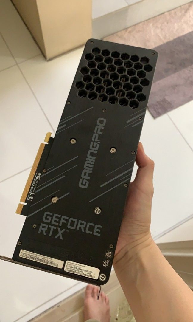 RTX 3070 PALIT GAME PRO TRIPLE FAN, Computers & Tech, Parts ...