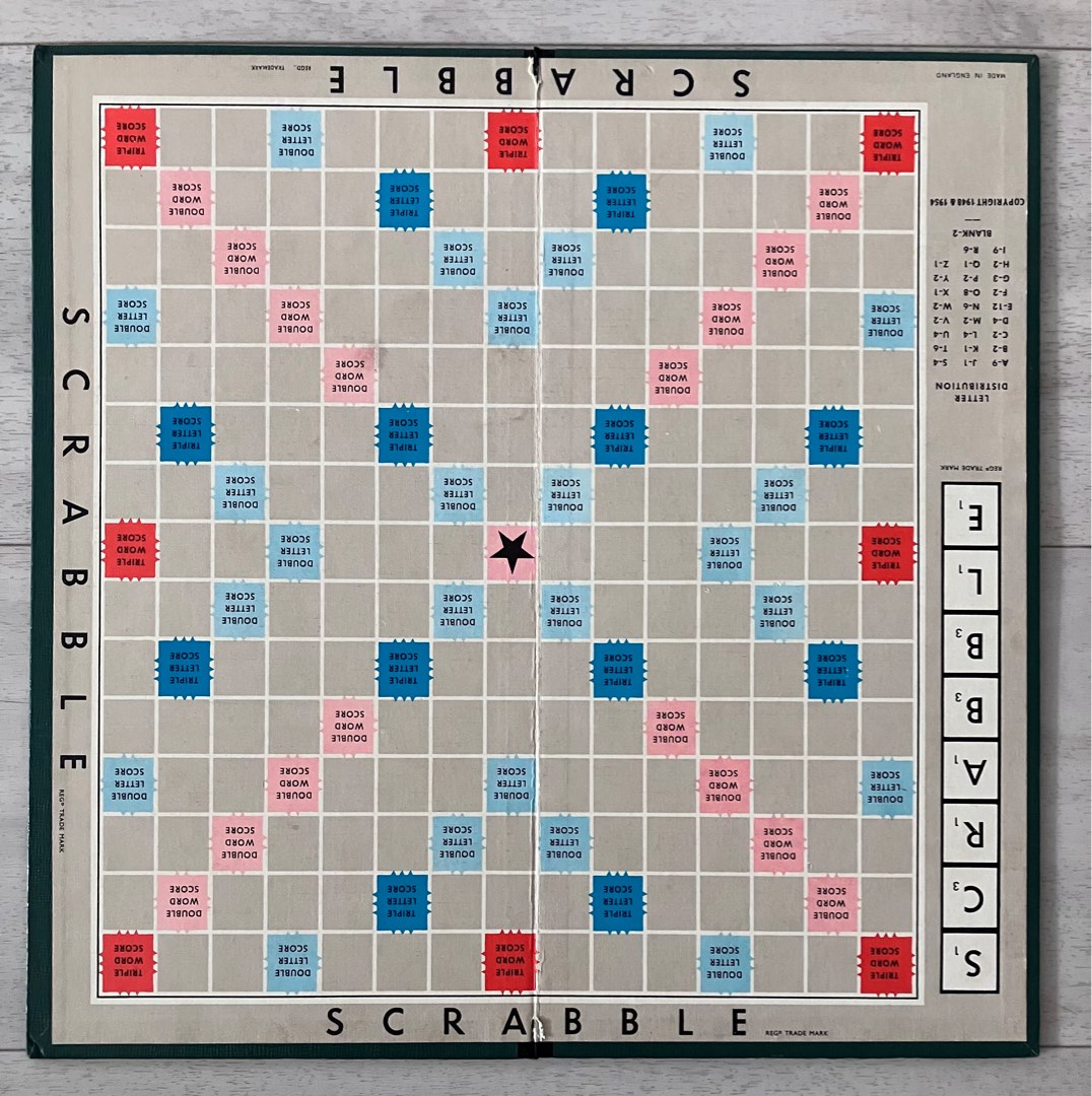 Scrabble Board, Hobbies & Toys, Toys & Games on Carousell