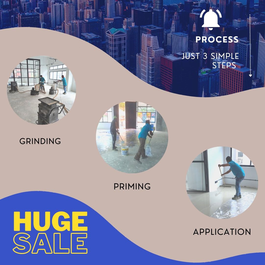 Self Levelling Cement / Microcement application / Floor leveler