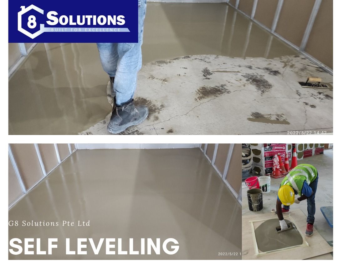 Self Levelling Cement / Microcement application / Floor leveler