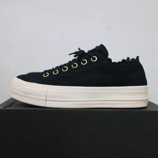 Sepatu Converse Chuck Taylor All Star Frilly Lift Thriils hitam original preloved second