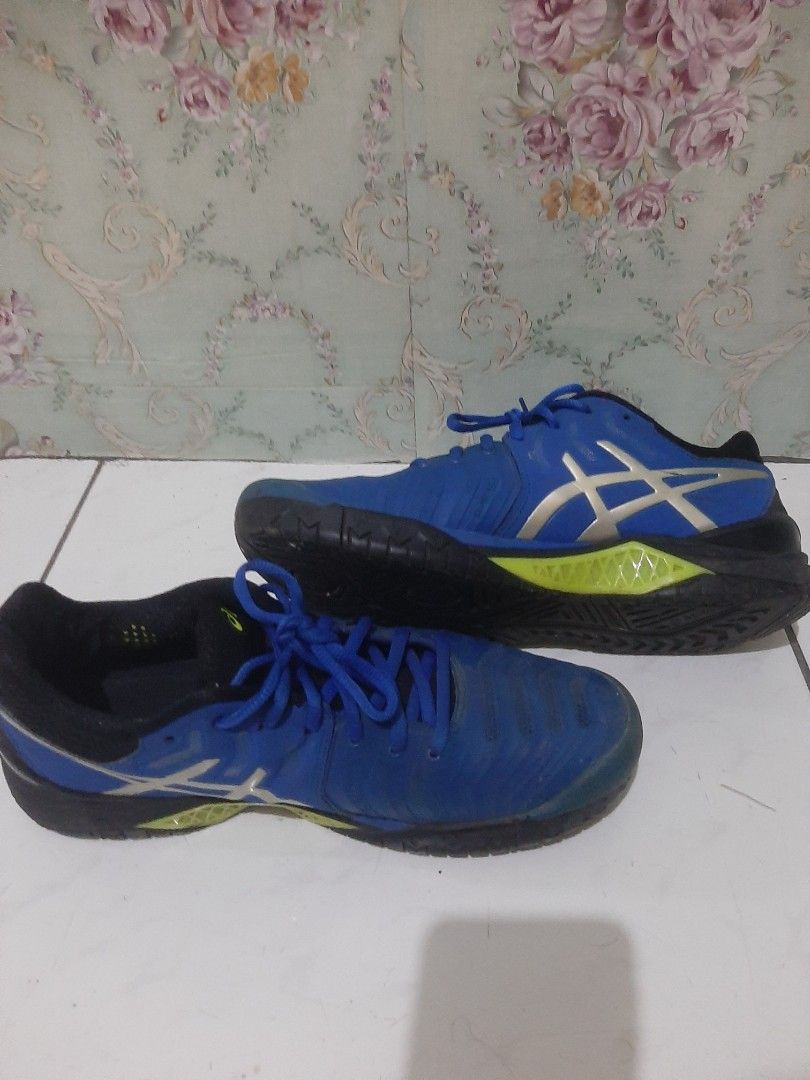 Sepatu Tennis Asics Gel Resolution 7 Illusion Blue Silver Limited