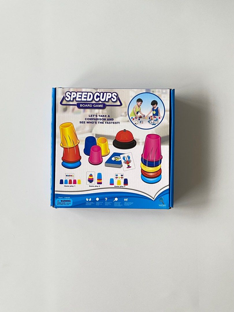 Speed Cups Board Game, Hobbies & Toys, Toys & Games on Carousell