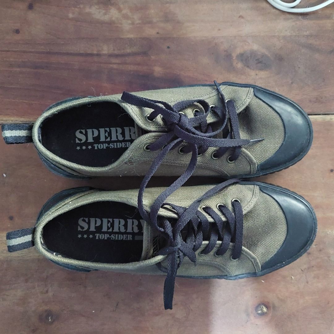 SPERRY Cutwater Surplus Ltt Olive Black Men s Fashion Footwear