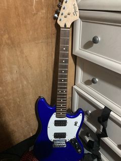 RUSH! Squier Bullet Mustang Electric Guitar - Blue (w/issues) 