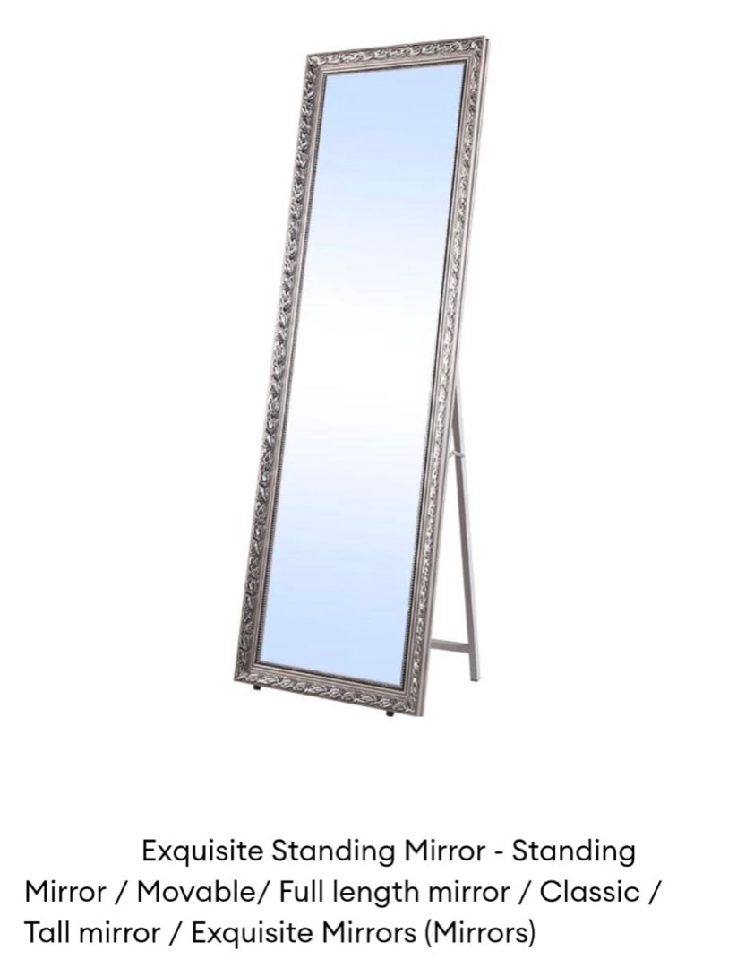 Standing full length mirror, Furniture & Home Living, Home Decor