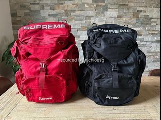 上品 Supreme Field Backpack 37L Red 赤 feriasdellibro.mincultura