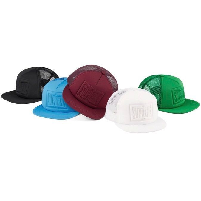 中古美品】 Supreme Stamped Mesh Back 5-Panel - 帽子