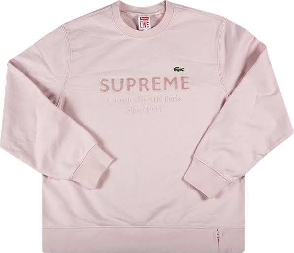 Supreme lacoste pullover discount