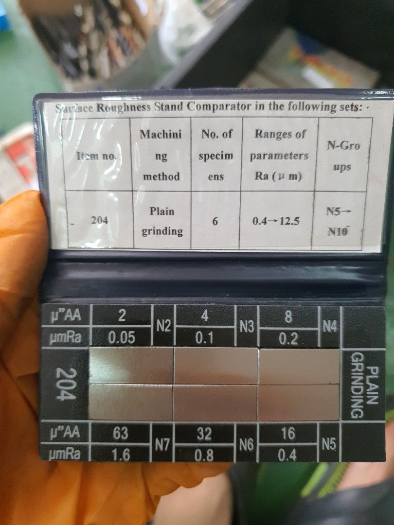 Surface roughness comparator, Everything Else, Others on Carousell