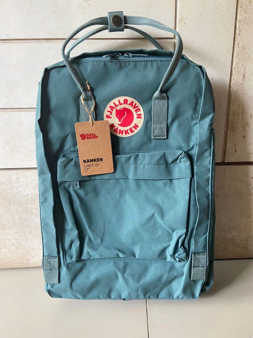 Tas Ransel Fjallraven Kanken Laptop 17 Original GARANSI RESMI Frost Green