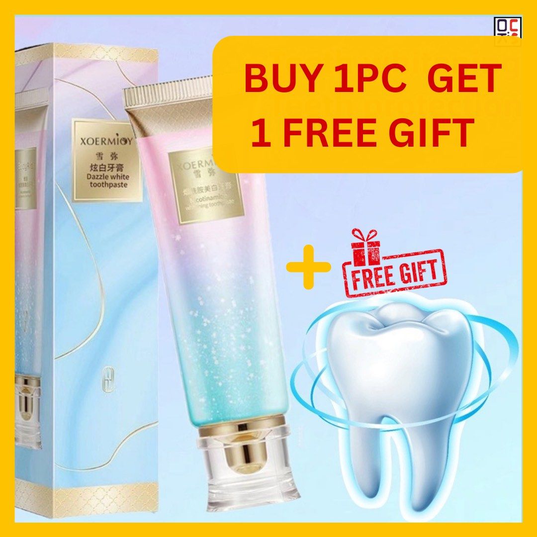 Teeth whitening toothpaste Ubat putih gigi viral, Beauty & Personal