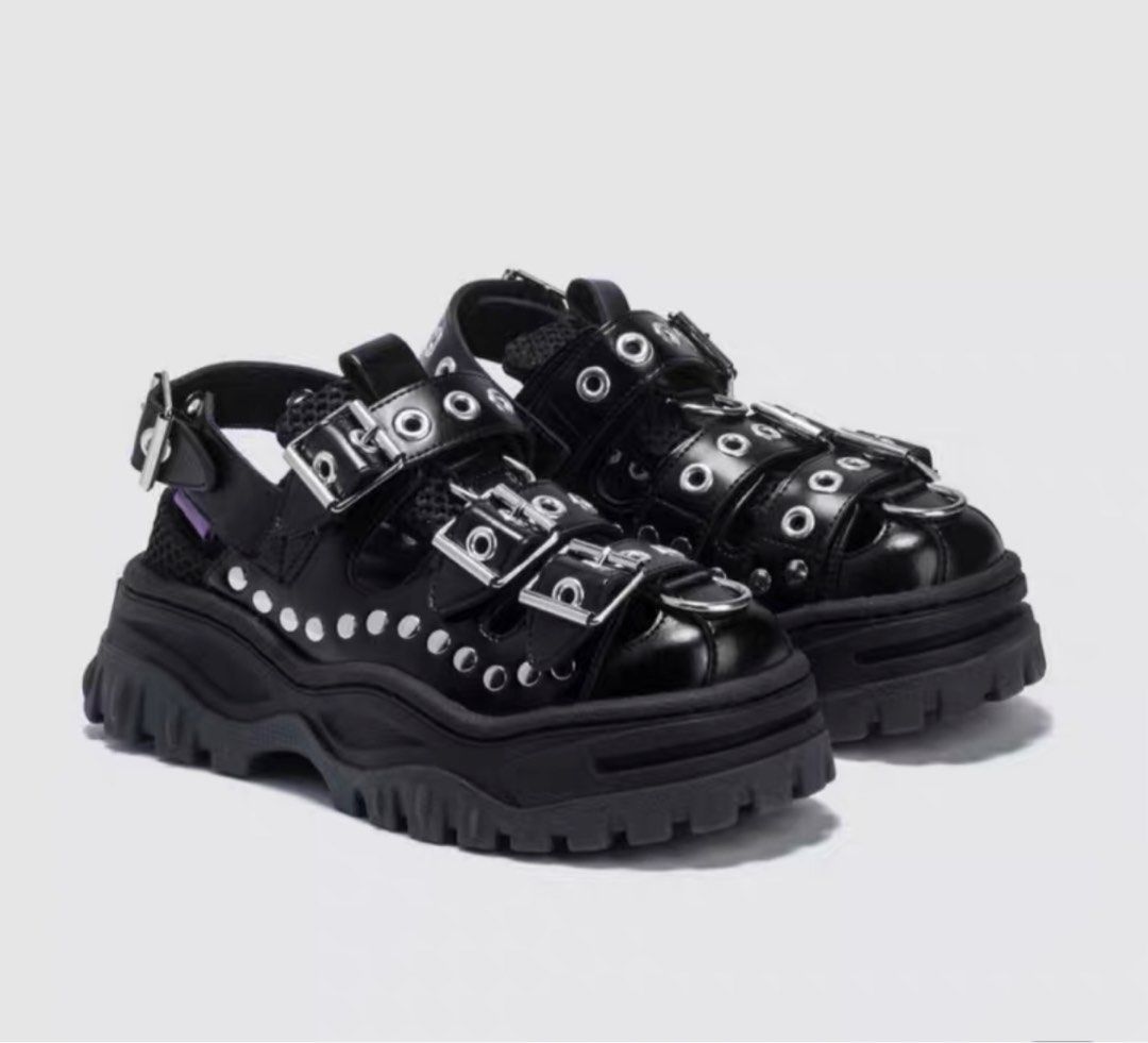 Thick Sole Sandals Women s Fashion Footwear Sneakers on Carousell