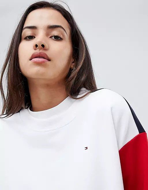 Tommy hilfiger colour new arrivals block jumper