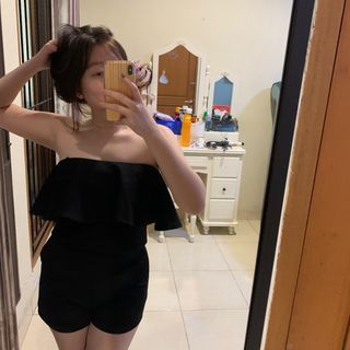 Top and pants zara jumptsuit black