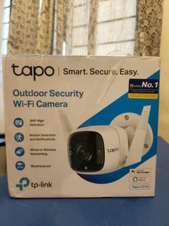TPLink Tapo Day and Night CCTV with speaker