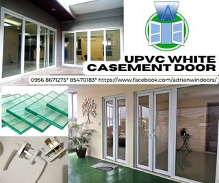 uPVC WHITE PROFILE CASEMENT DOOR