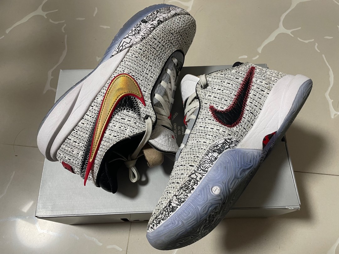 US8.5 NIKE LEBRON XX ER LBJ 20 DJ5422-100 籃球鞋, 男裝, 鞋, 波鞋