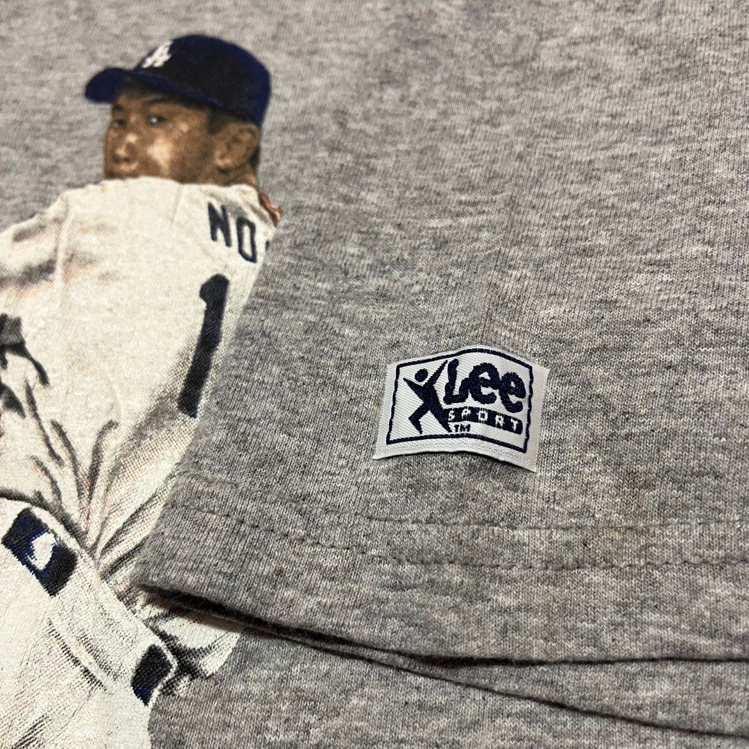 Vintage MLB (Front Pages) - Los Angeles Dodgers, Hideo Nomo T-Shirt 1995 Large