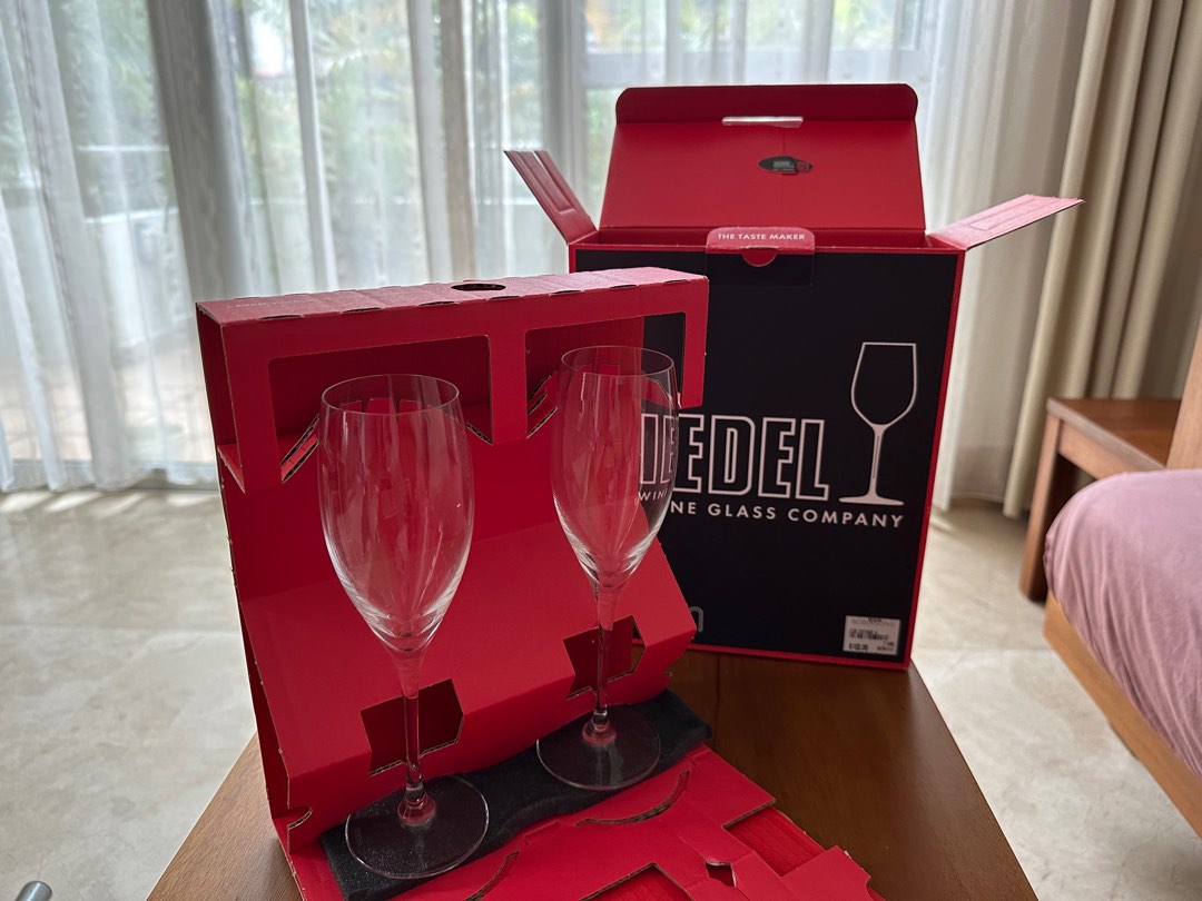 Riedel Wine Glasses, Furniture & Home Living, Kitchenware & Tableware