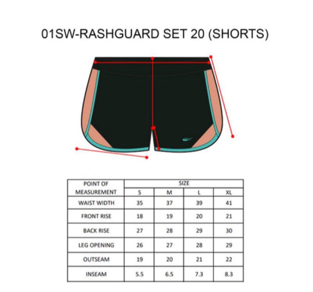 World Balance Rash Guard and Shorts Set, Women's Fashion, Swimwear