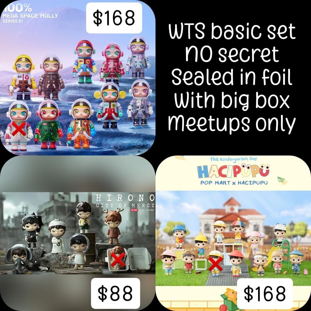 Popmart Whtte Box WTS PopMart Full Set blind box series, Hobbies & Toys, Toys & Games on ...