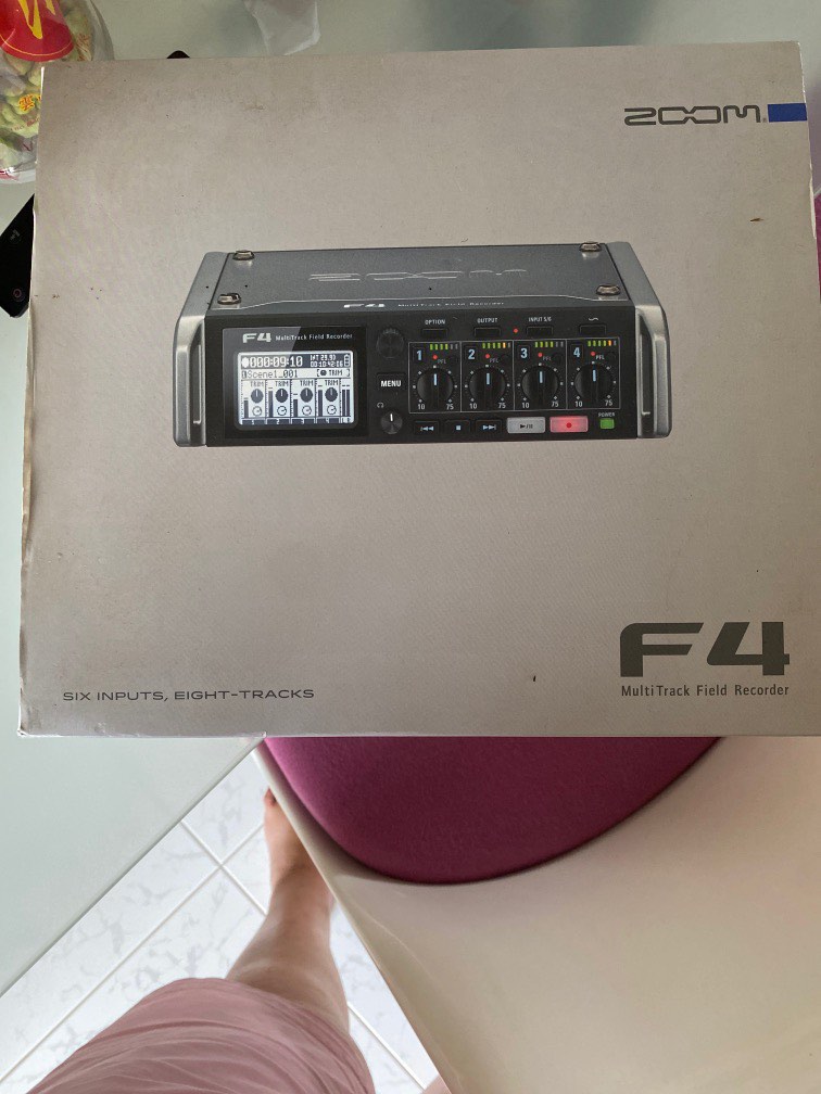 Zoom F4 6input/8track multi track field recorder, Audio, Voice