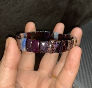 <đClearance Sale Mega Deal> đ Special Price with SF Express ~ đđżđŠ 10.2Ă4.2mm (72) Natural South African Sugilite Old Material Sueki Stone Bracelet Bead Bangle (Eliminates Negative Energy and Prevents Illness)64243745362562110