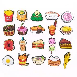 20pcs set croc charms