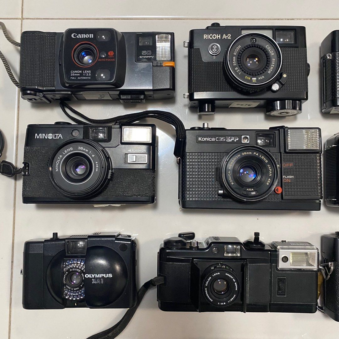 フィルムカメラ10台セット【ミノルタ, ペンタ, キャノン, ヤシカ