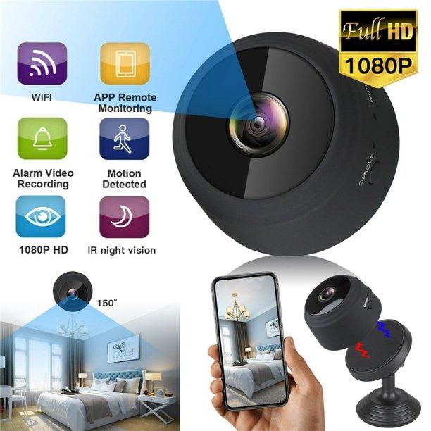 battery powered mini spy camera