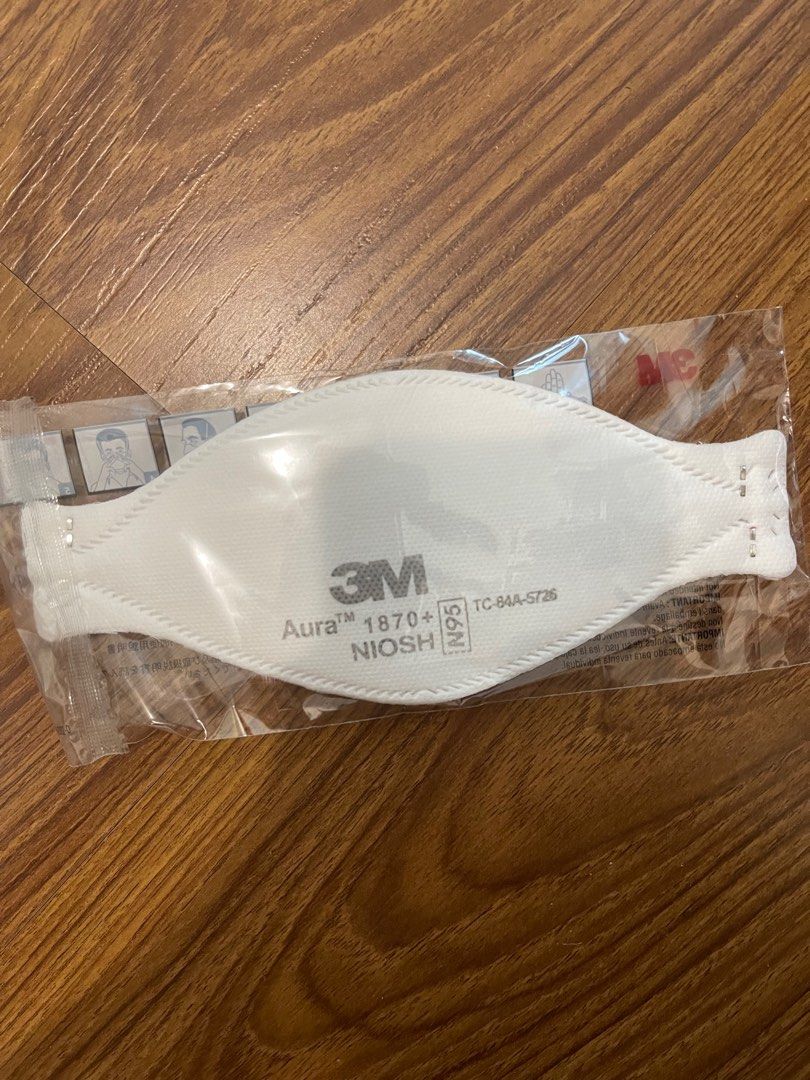 3M Aura N95 Mask (Category: Sanitary Hygiene) located in Quezon City. Submitted by col_m (Listing ID 1219792436, Image 2). Description: Take all 9 pcs for 900 Bought from another carousell seller but too small for my face .