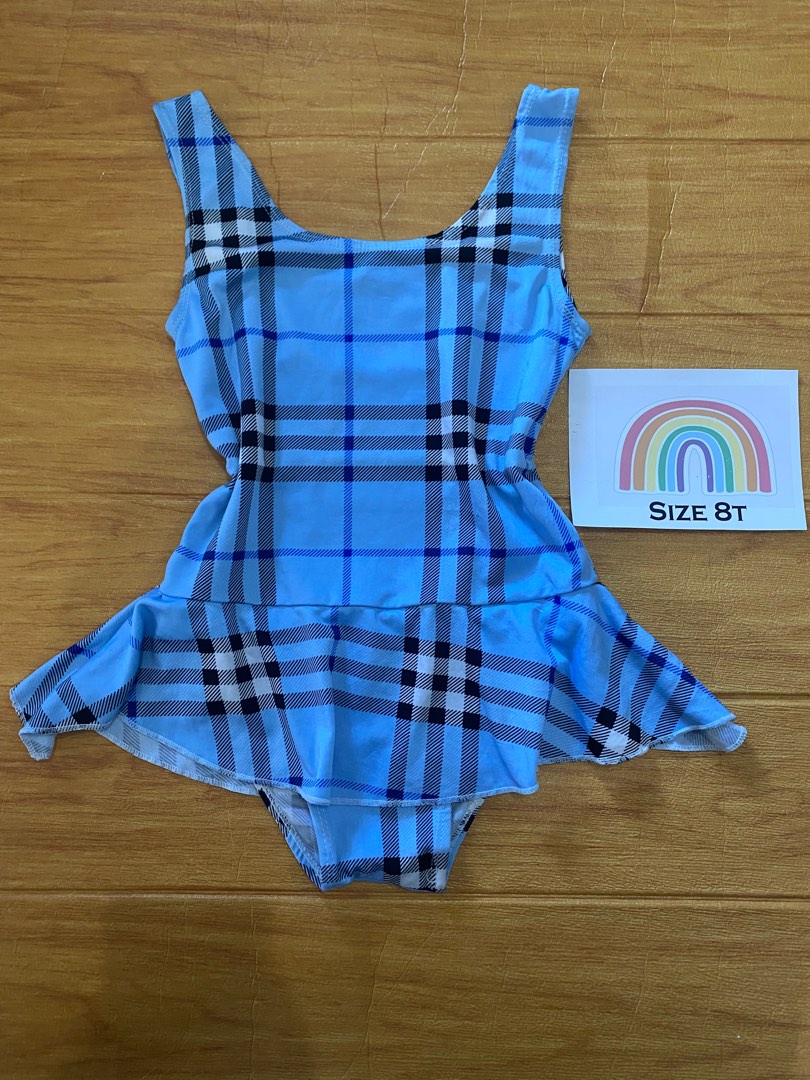 810 years old Swimsuit blue on Carousell