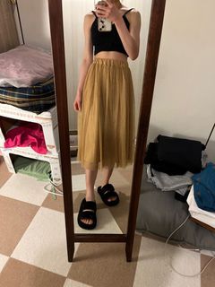 韓國 氣質紗裙
