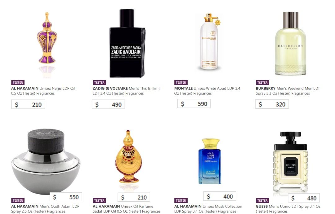 各款小眾沙龍/ 商業香水#tester #簡裝自用(2件起, 2件或以上可減$40
