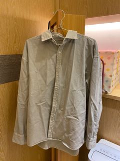韓系灰色襯衫 M