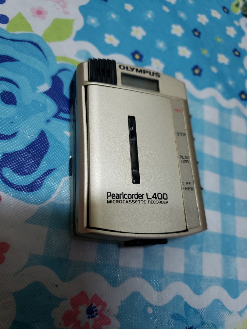 出售OLYMPUS Pearlcorder L400 古董高科技微型迷你錄音機一部, 音響