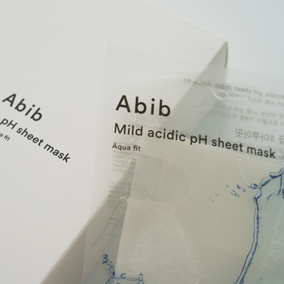 [Abib] Mild acidic pH sheet mask Aqua fit, Beauty & Personal Care, Face