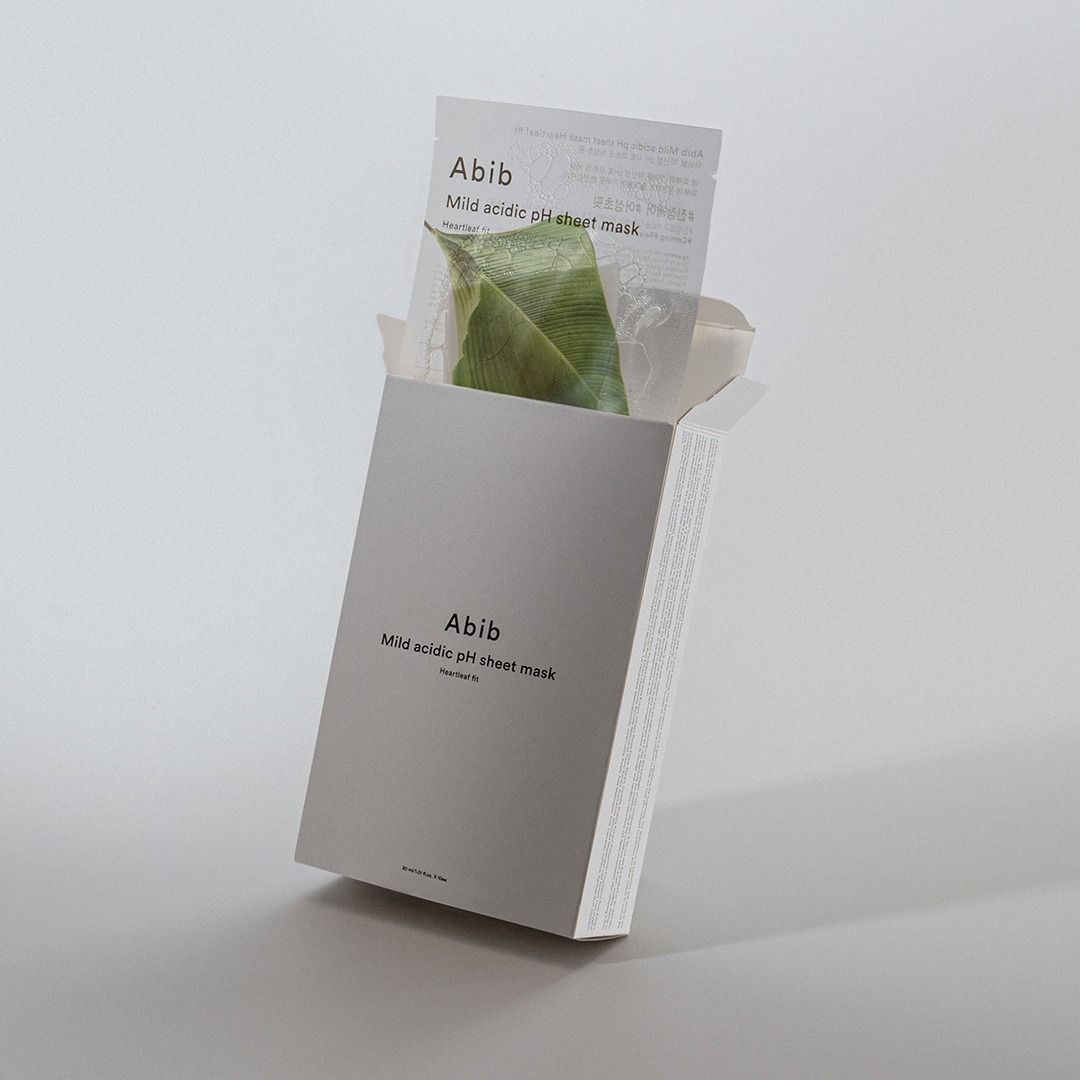 [Abib] Mild Acidic pH Sheet Mask Heartleaf Fit 10 Sheets main image 1