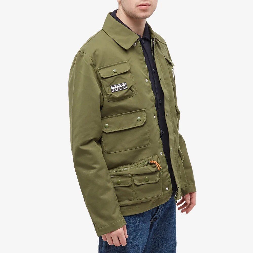 adidas spezial green jacket