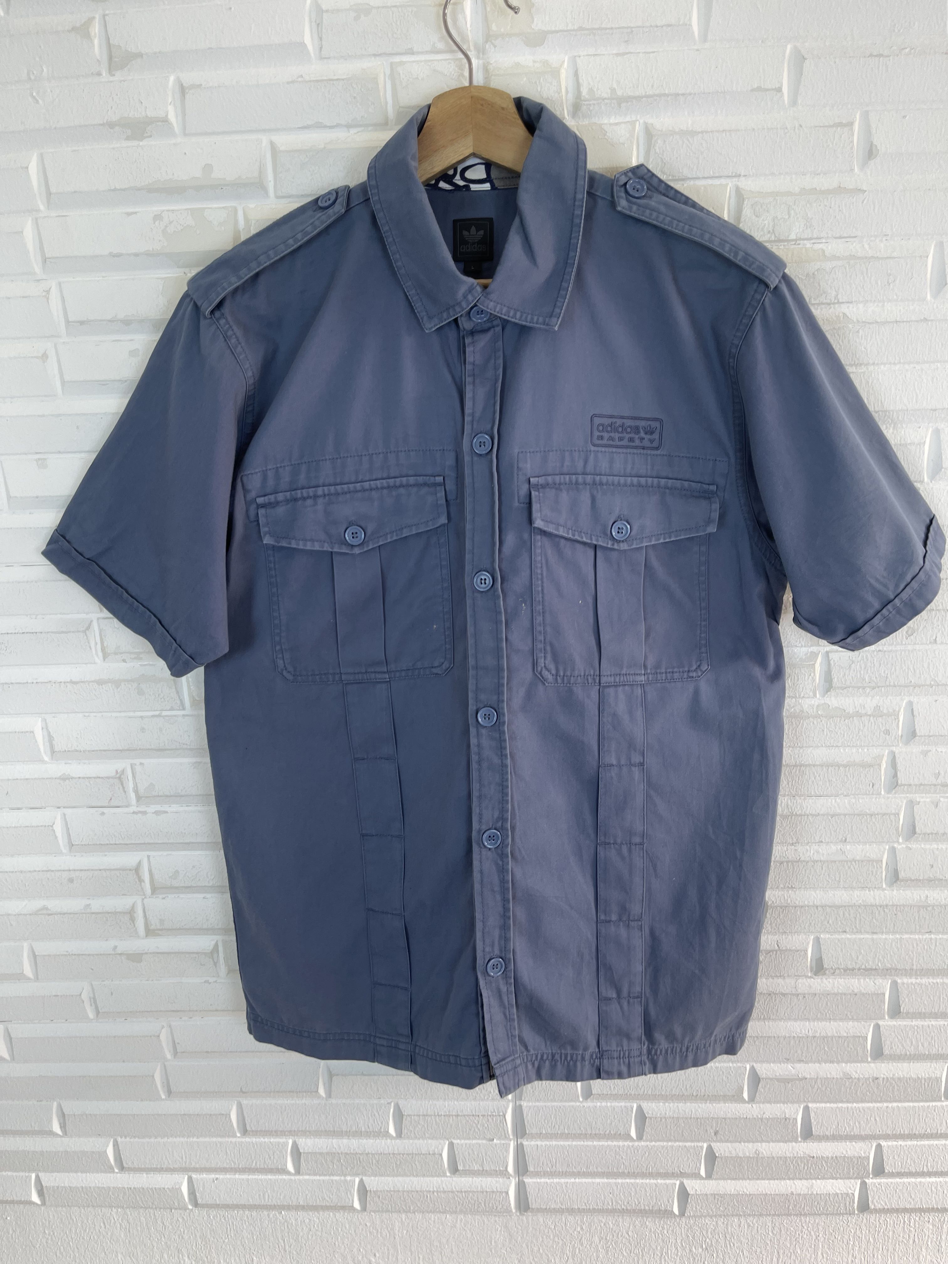 ADIDAS KEMEJA SMART Men s Fashion Activewear on Carousell
