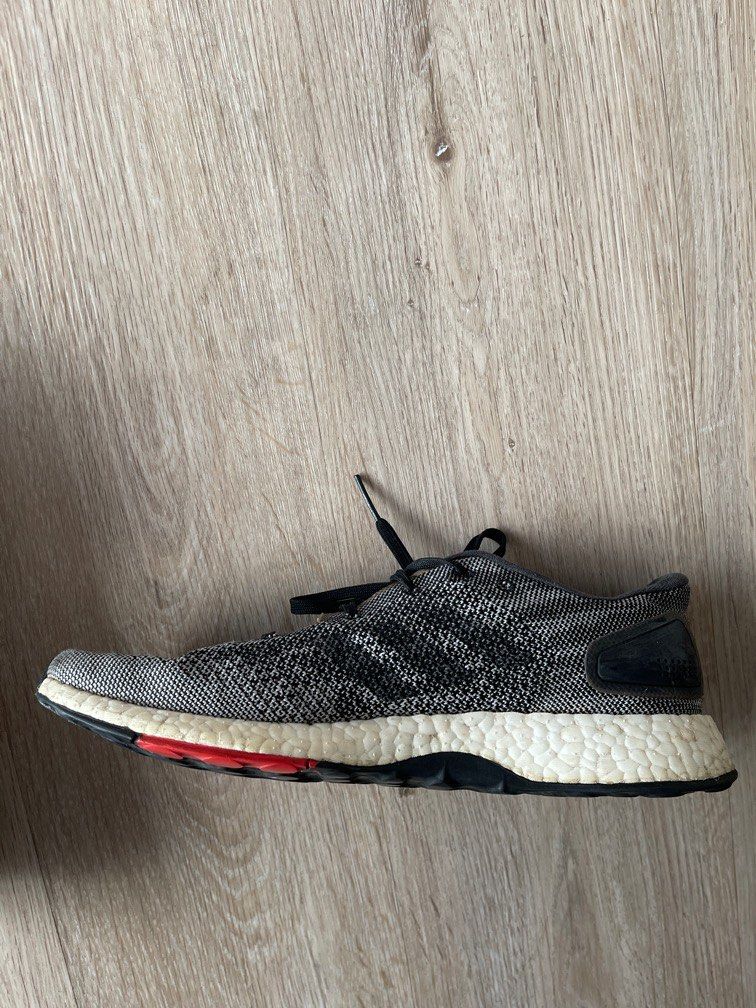 Adidas Pureboost Grey Men s Fashion Footwear Sneakers on Carousell
