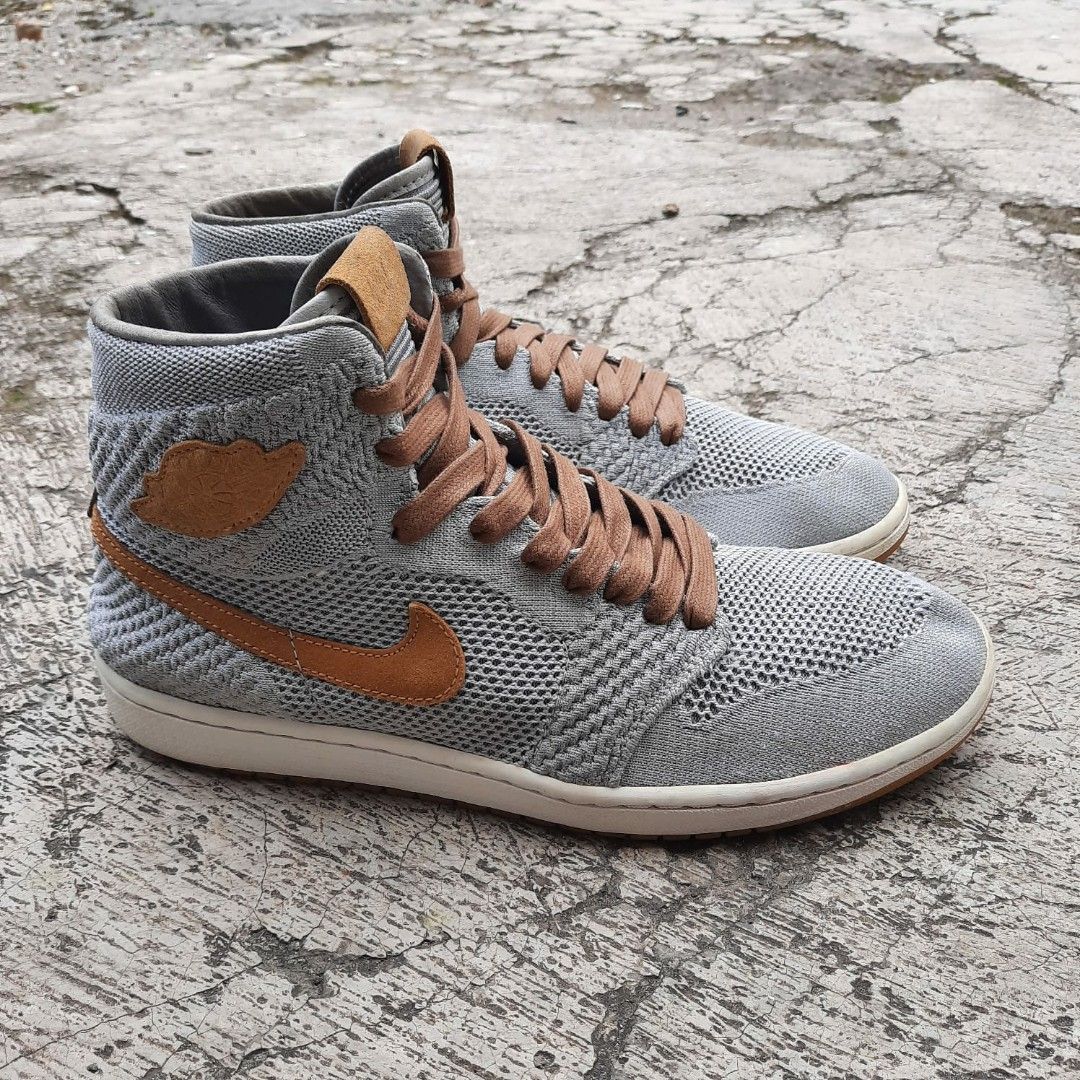 jordan 1 flyknit wolf grey