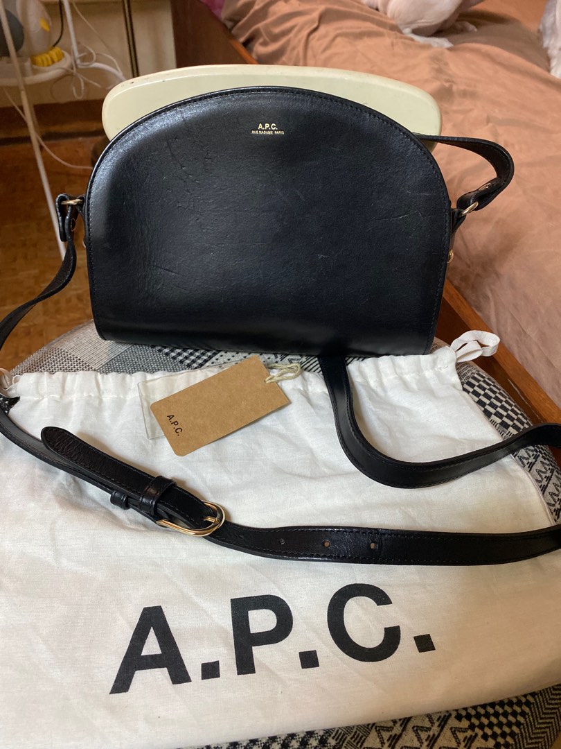 APC leather crossbody bag on Carousell